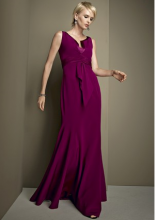 Kay Unger Silk Crepe Gown Picture.PNG 